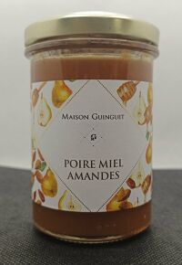 Confiture Poire miel amandes 230g